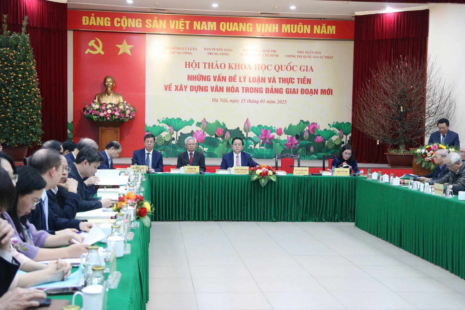 Hội thảo khoa học quốc gia "Những vấn đề lý luận và thực tiễn về xây dựng văn hóa trong Đảng giai đoạn mới"