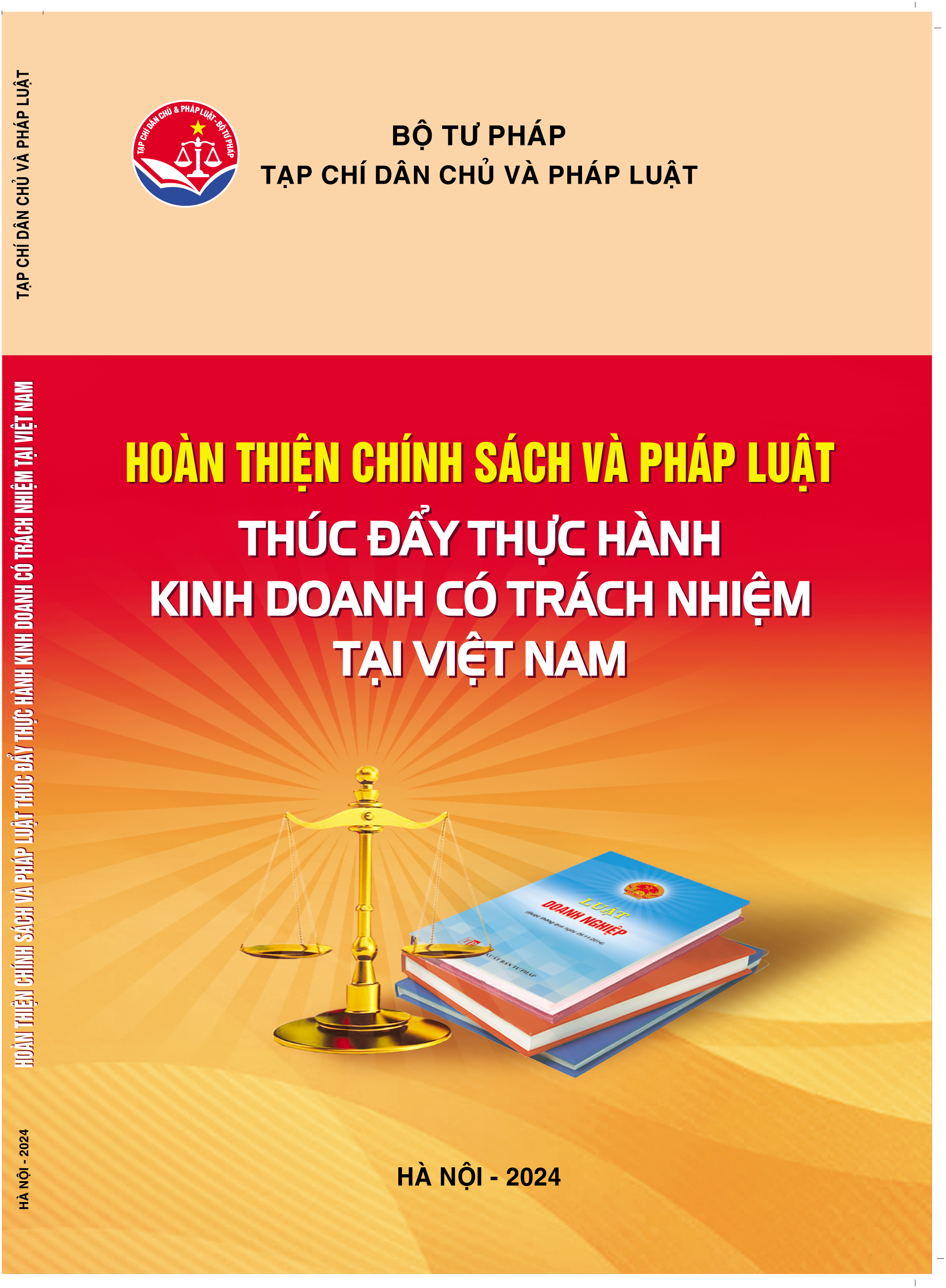 Ấn phẩm 200 trang “Hoàn thiện chính sách và pháp luật thúc đẩy thực hành kinh doanh có trách nhiệm tại Việt Nam”