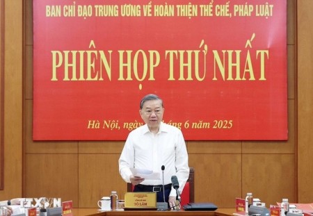 ​Tổng Bí thư chủ trì Phiên họp thứ nhất Ban Chỉ đạo Trung ương về hoàn thiện thể chế, pháp luật