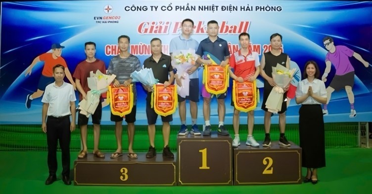 Công ty Cổ phần Nhiệt điện Hải Phòng tổ chức giải thể thao chào mừng Tháng Công nhân năm 2025