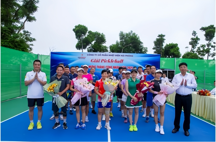 Công ty Cổ phần Nhiệt điện Hải Phòng tổ chức giải thể thao chào mừng Tháng Công nhân năm 2025