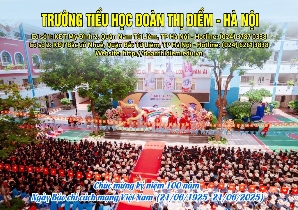 TRƯỜNG TIỂU HỌC ĐOÀN THỊ ĐIỂM - HÀ NỘI
