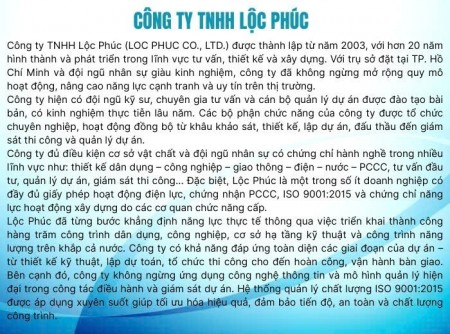 Công ty TNHH Lộc Phúc (LOC PHUC CO., LTD.)