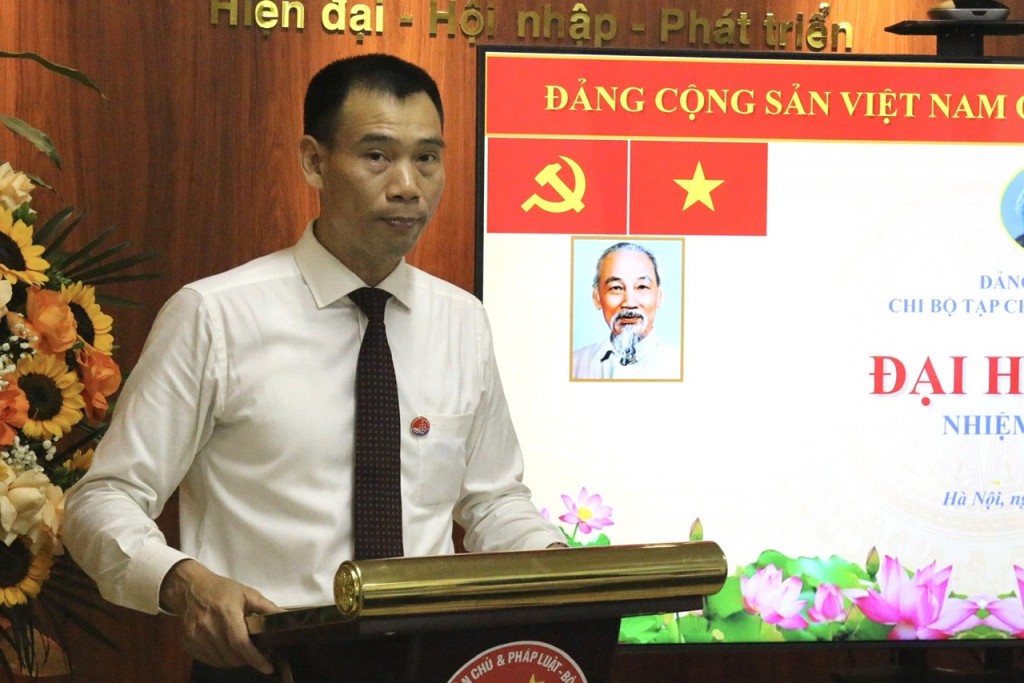 Xây dựng Chi bộ Tạp chí Dân chủ và Pháp luật trong sạch, vững mạnh, đoàn kết, phát triển đáp ứng yêu cầu của đất nước trong kỷ nguyên mới