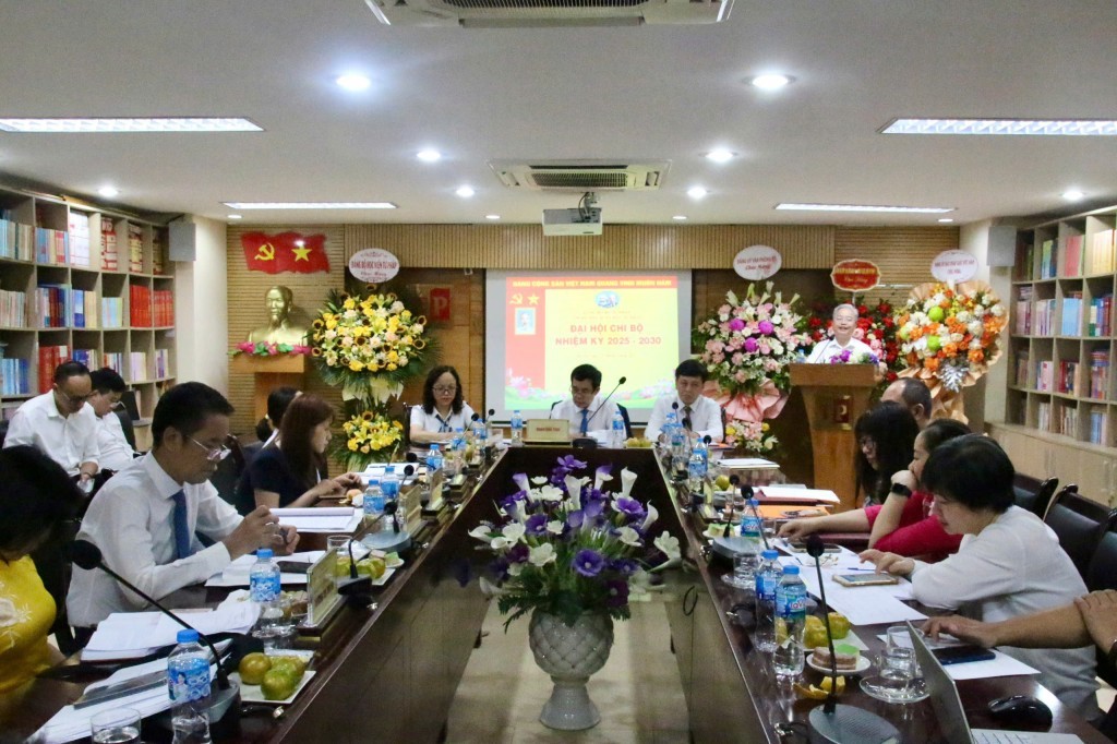 Đại hội Chi bộ Nhà Xuất bản Tư pháp nhiệm kỳ 2025 - 2030:  Tự chủ – Đổi mới – Nâng tầm xuất bản Tư pháp