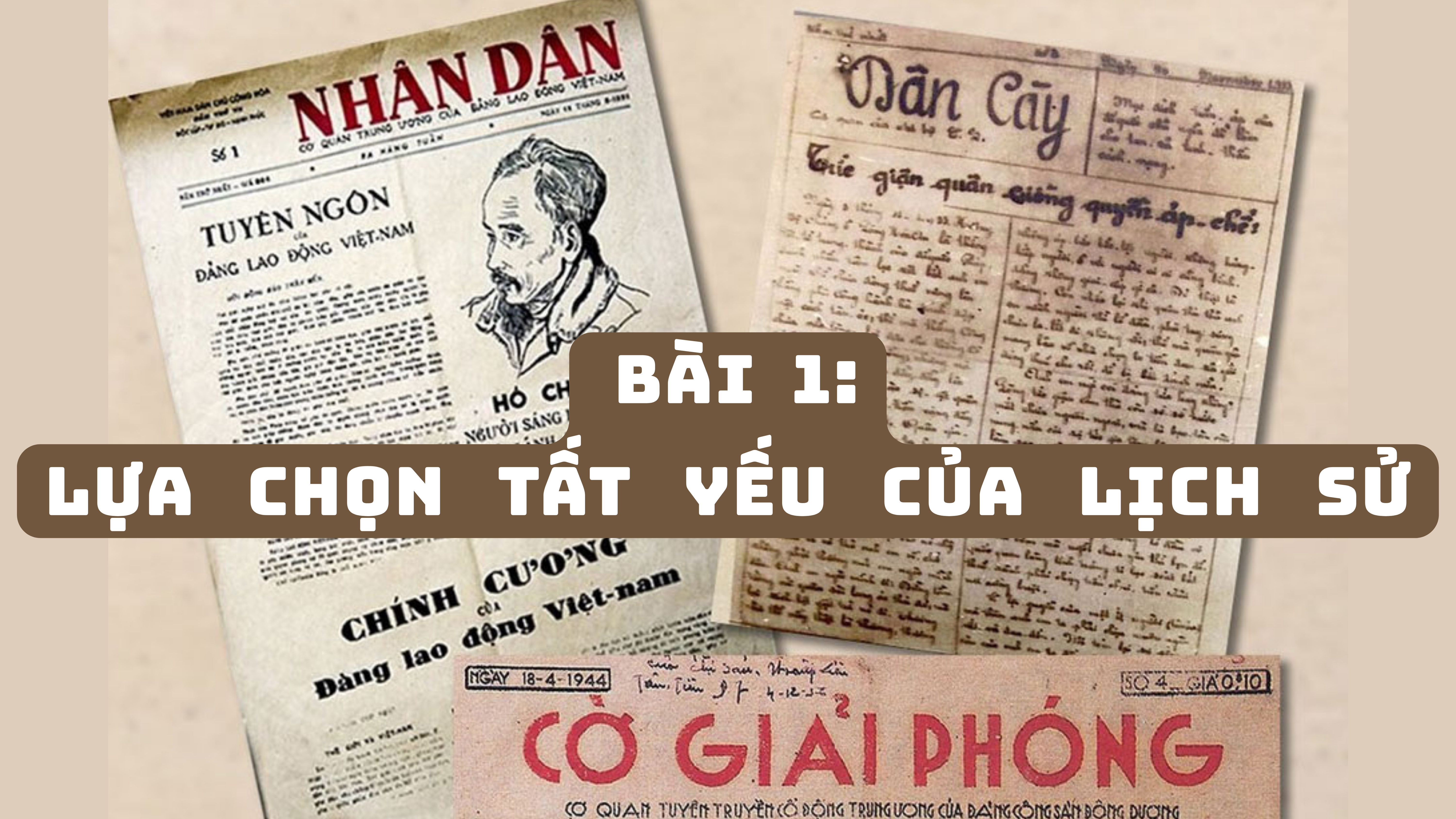 Một thế kỷ Báo chí Cách mạng Việt Nam: Từ ngọn lửa tiên phong đến bản lĩnh thời đại - Bài 1. Lựa chọn tất yếu của lịch sử