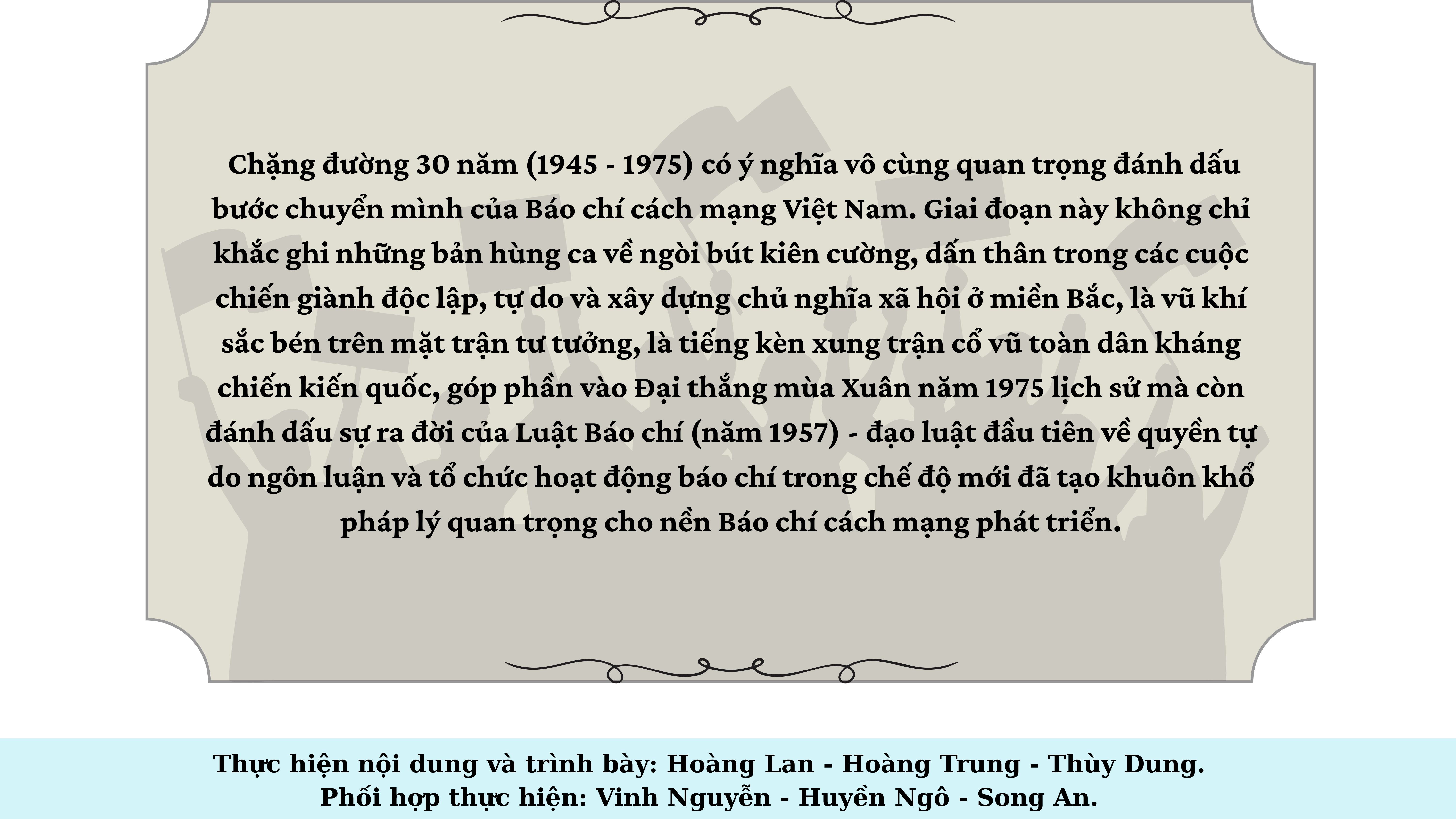 Một thế kỷ Báo chí cách mạng Việt Nam: Từ ngọn lửa tiên phong đến bản lĩnh thời đại - Bài 2: Giữa lửa đạn - Viết sử bằng máu và niềm tin