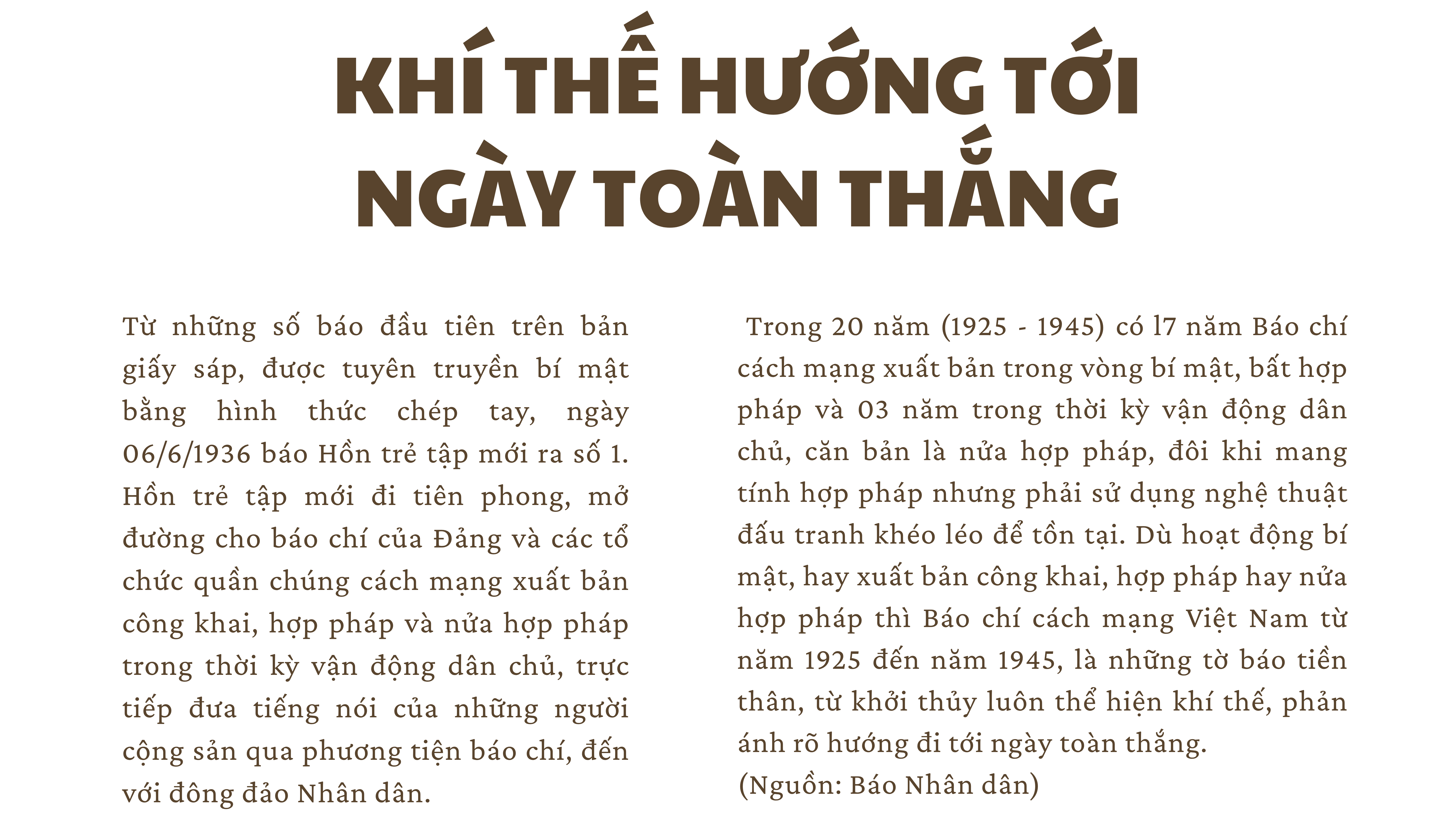 Một thế kỷ Báo chí Cách mạng Việt Nam: Từ ngọn lửa tiên phong đến bản lĩnh thời đại - Bài 1. Lựa chọn tất yếu của lịch sử
