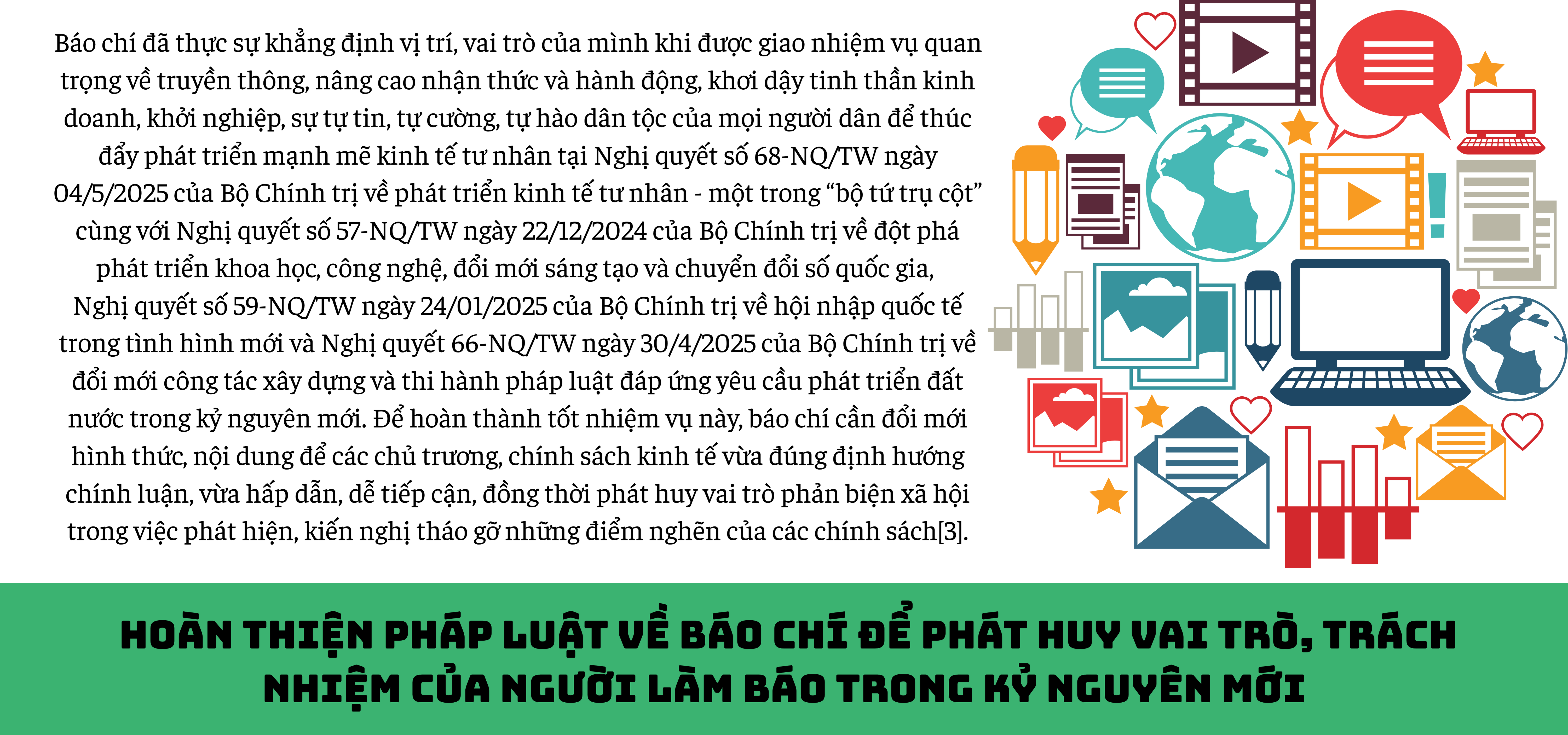 Một thế kỷ Báo chí cách mạng Việt Nam: Từ ngọn lửa tiên phong đến bản lĩnh thời đại - Bài cuối: Báo chí và khát vọng phát triển quốc gia trong kỷ nguyên mới