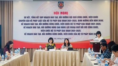 Đổi mới công tác đào tạo, bồi dưỡng đội ngũ công chức, viên chức Bộ Tư pháp đáp ứng yêu cầu xây dựng nguồn nhân lực chất lượng cao