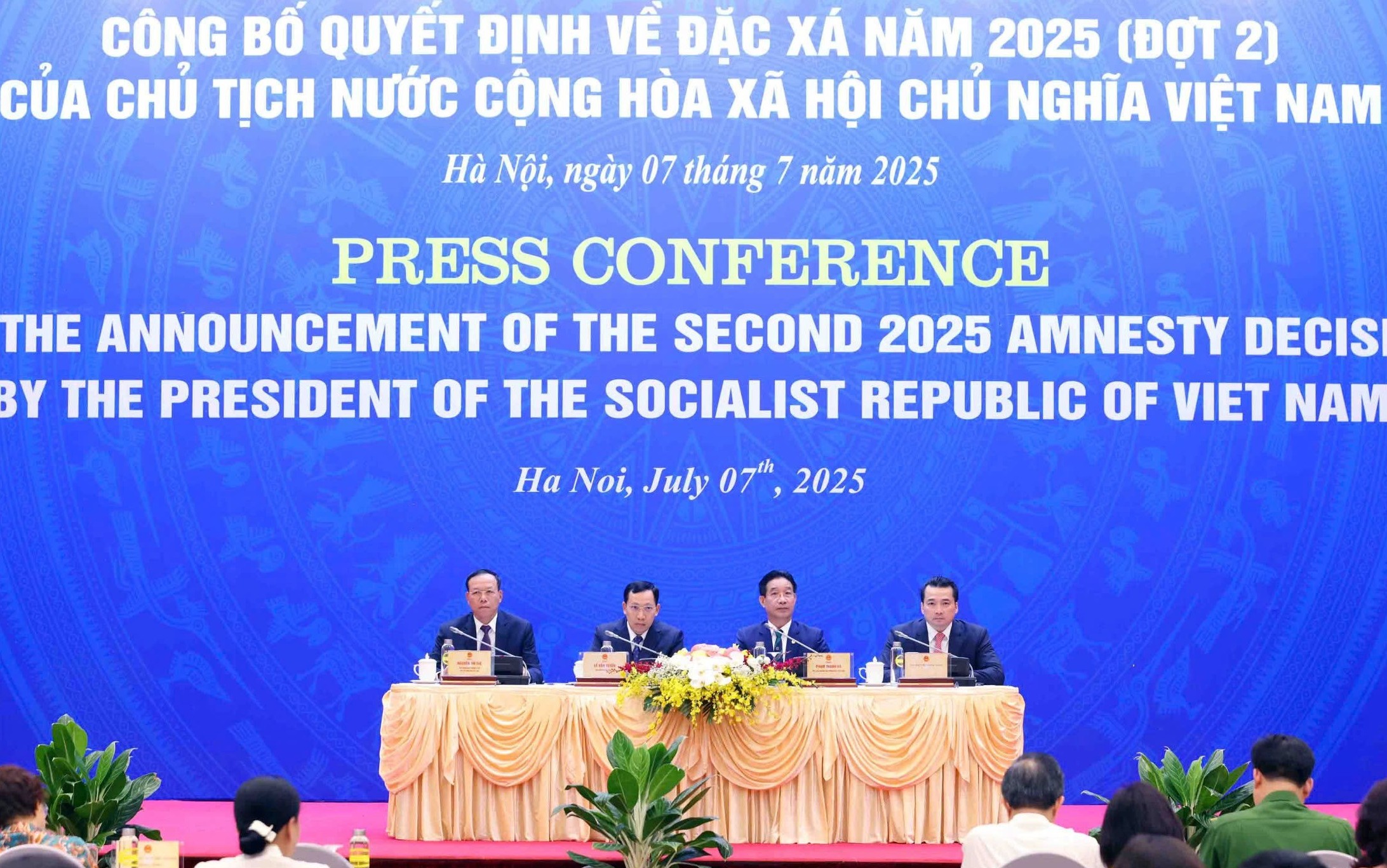 Công bố Quyết định của Chủ tịch nước về đặc xá đợt 2 năm 2025 nhân dịp kỷ niệm 80 năm Quốc khánh nước Cộng hòa xã hội chủ nghĩa Việt Nam