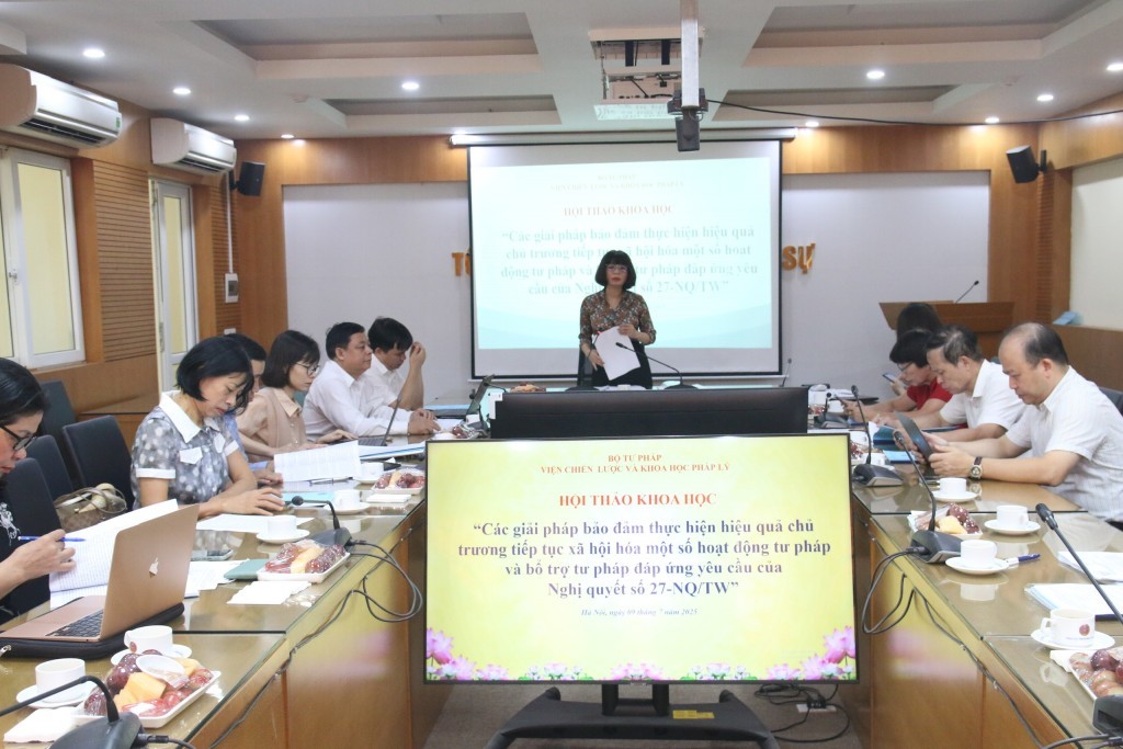 Tăng cường xã hội hóa hoạt động tư pháp và bổ trợ tư pháp: Từ chủ trương đến thực tiễn