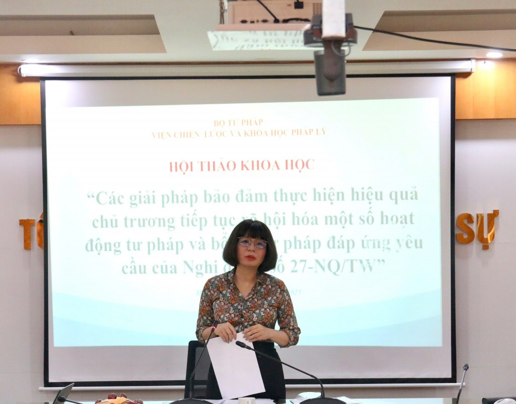 Tăng cường xã hội hóa hoạt động tư pháp và bổ trợ tư pháp: Từ chủ trương đến thực tiễn