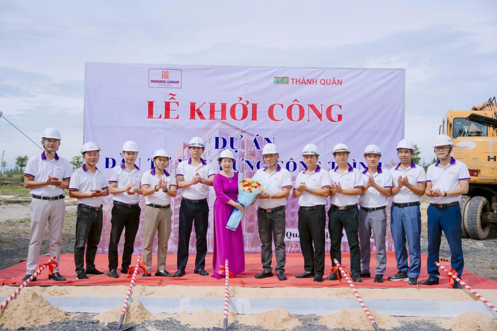 Mekong Group (VC3) khởi công dự án đầu tư xây dựng công trình nhà ở xã hội Bảo Ninh 2