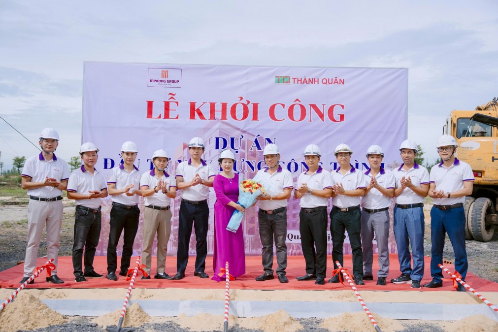 Mekong Group (VC3) khởi công dự án đầu tư xây dựng công trình nhà ở xã hội Bảo Ninh 2