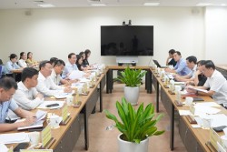 Hội đồng phối hợp phổ biến, giáo dục pháp luật Trung ương làm việc với Đài truyền hình Việt Nam