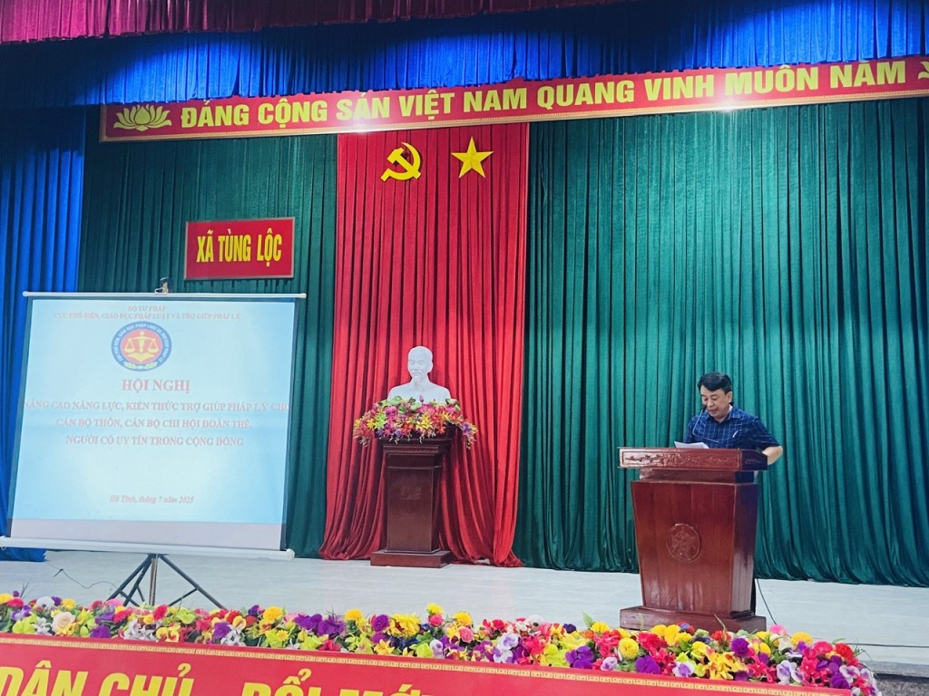 Kịp thời trang bị kiến thức pháp luật, nâng cao năng lực trợ giúp pháp lý cho đội ngũ cán bộ nòng cốt ở cơ sở