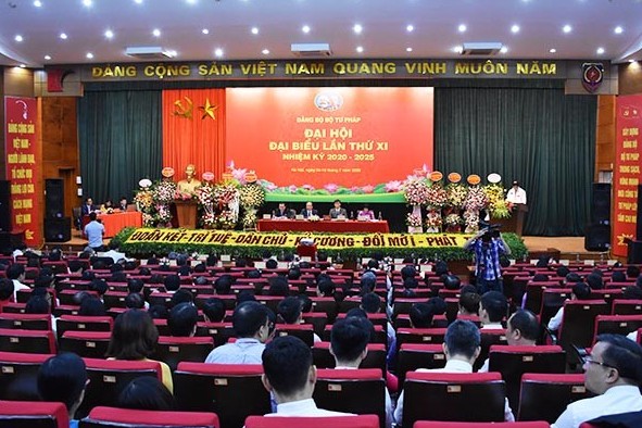 Đại hội đại biểu Đảng bộ Bộ Tư pháp lần thứ  I, nhiệm kỳ 2025 - 2030