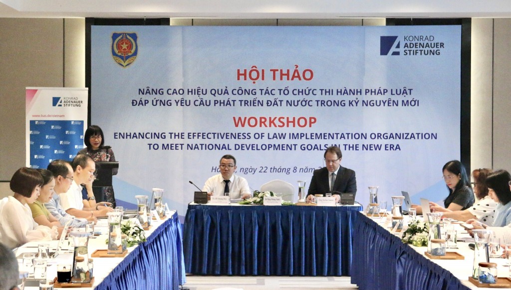 Giải pháp nâng cao hiệu quả công tác tổ chức thi hành pháp luật, đáp ứng yêu cầu phát triển đất nước trong kỷ nguyên mới
