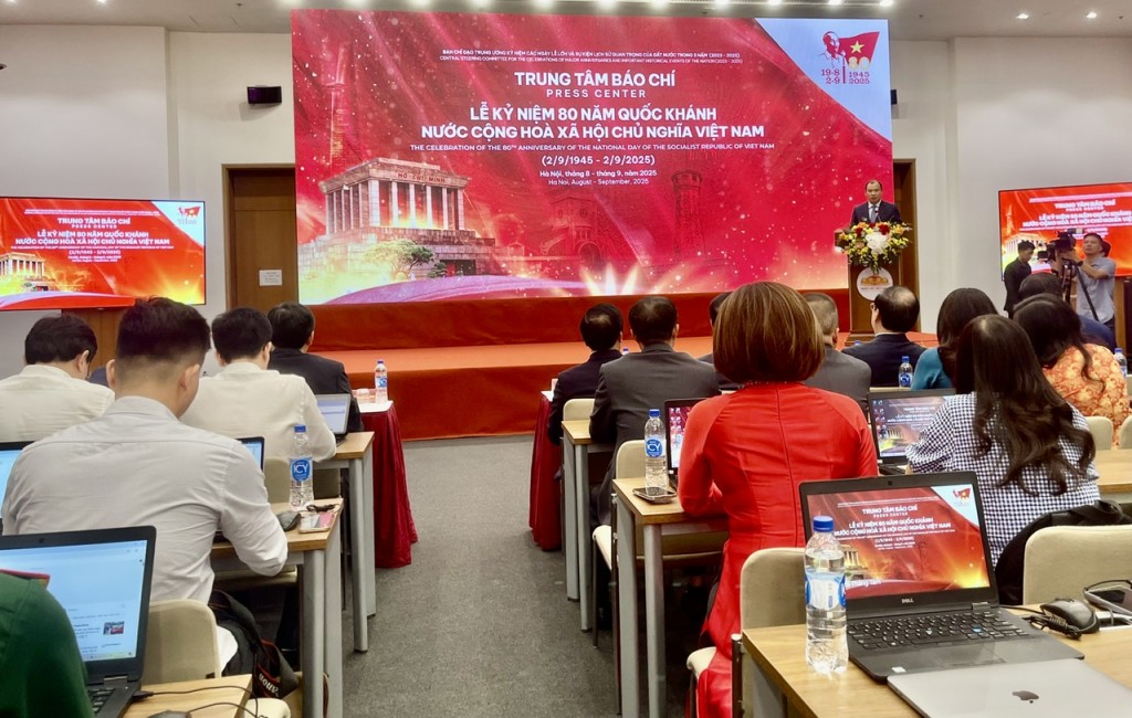 Khai trương Trung tâm Báo chí A80 - Nơi tác nghiệp của hơn 1.500 phóng viên, biên tập viên, kỹ thuật viên cơ quan báo chí trong và ngoài nước