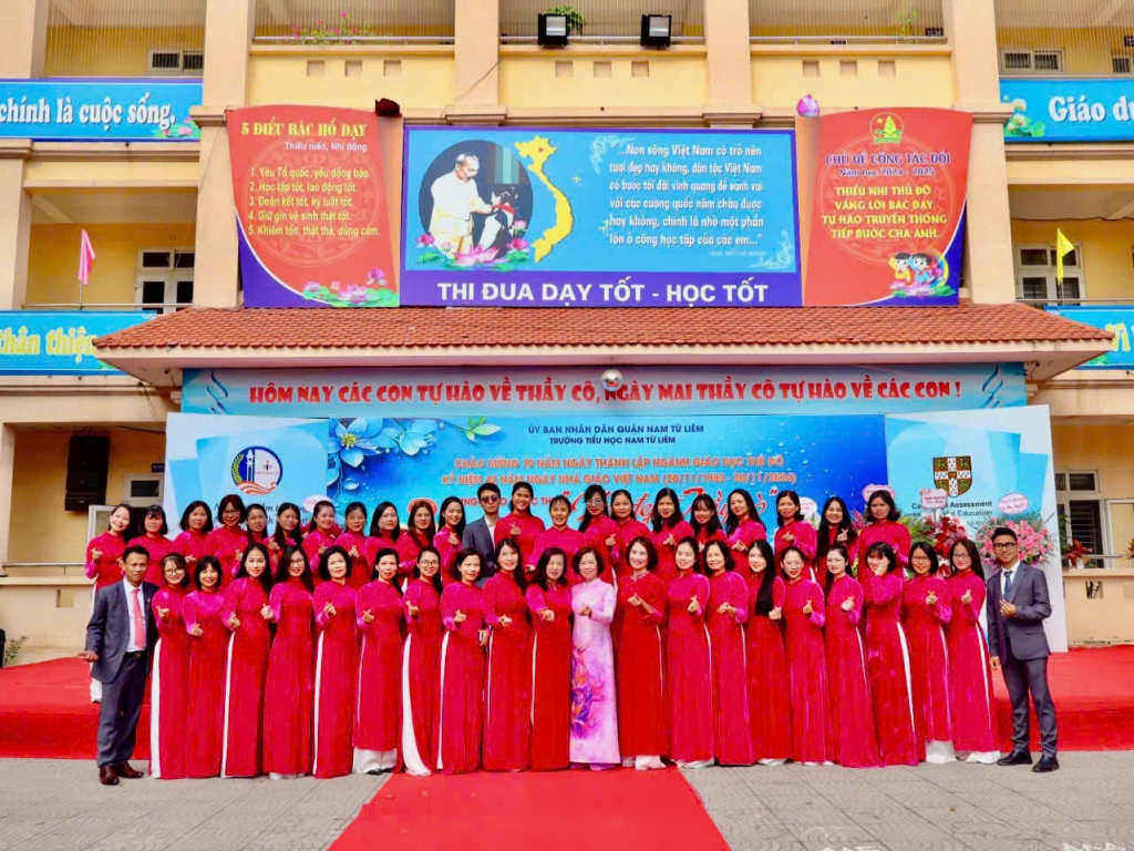 Trường Tiểu học Nam Từ Liêm – Nơi ươm mầm tri thức và nuôi dưỡng những ước mơ