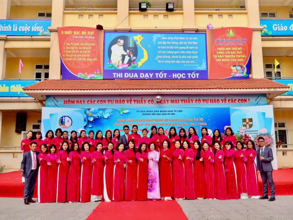 Trường Tiểu học Nam Từ Liêm – Nơi ươm mầm tri thức và nuôi dưỡng những ước mơ