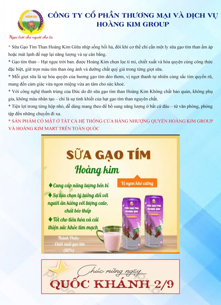 Công ty Cổ phần Thương mại và Dịch vụ Hoàng Kim Group