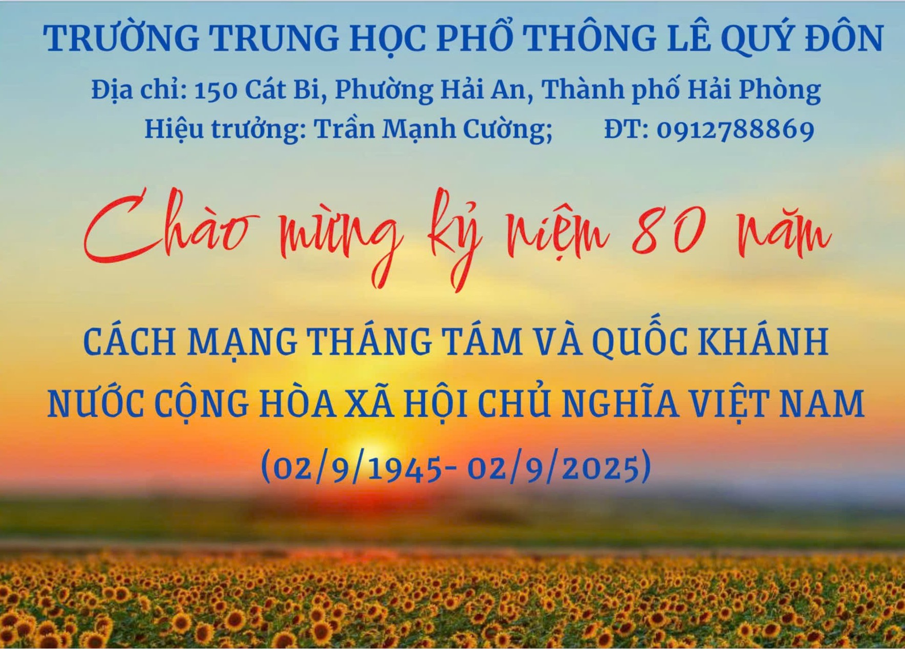 Trường Trung học phổ thông Lê Quý Đôn