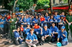 Thanh niên Thủ đô tràn đầy nhiệt huyết, đồng hành cùng Lễ diễu binh, diễu hành A80