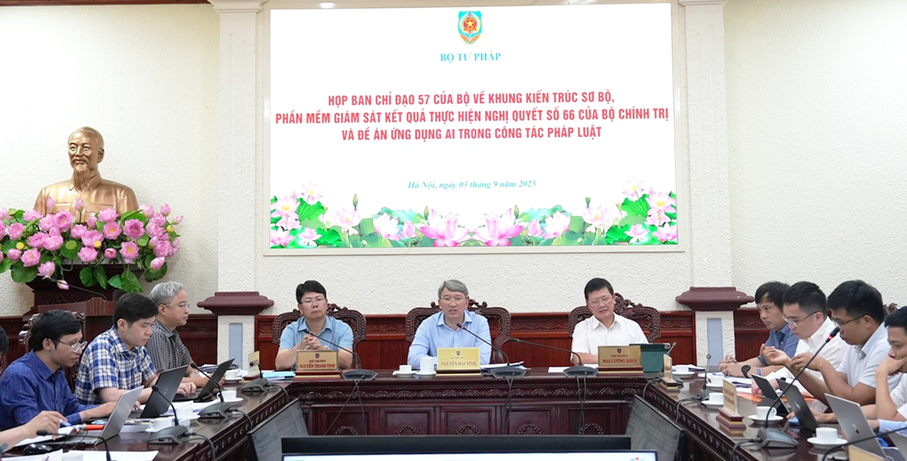 Chủ động, quyết liệt thúc đẩy chuyển đổi số toàn diện trong hoạt động Bộ Tư pháp