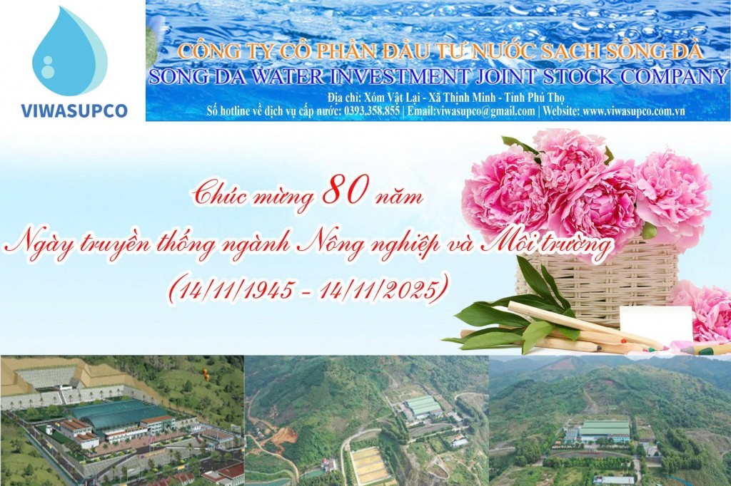 Dự án cấp nước sông Đà giai đoạn 2 được đưa vào vận hành sẽ cung cấp thêm cho Hà Nội 300.000 m³ nước sạch một ngày đêm