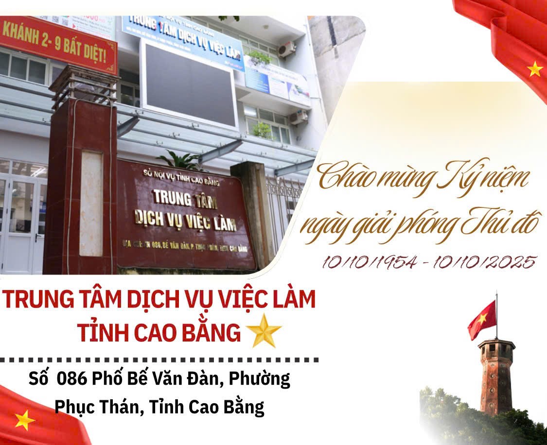 Trung tâm Dịch vụ việc làm tỉnh Cao Bằng