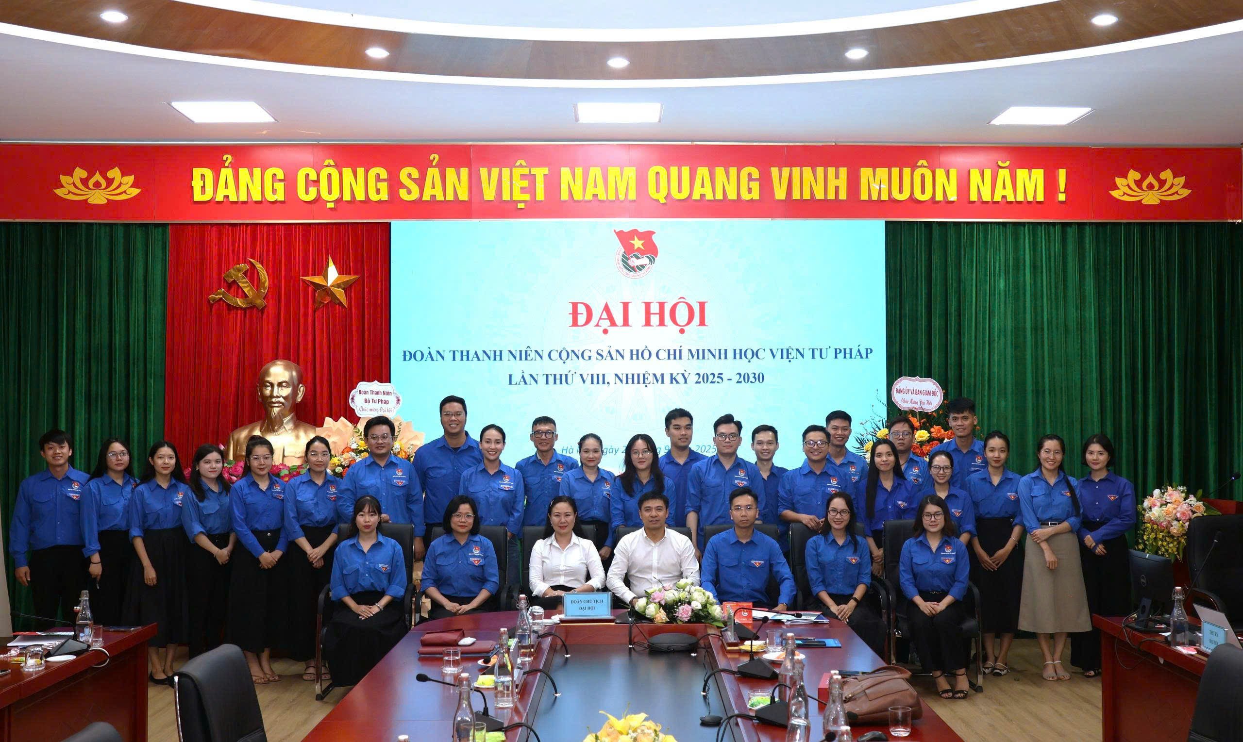 Đại hội Đoàn thanh niên cộng sản Hồ Chí Minh Học viện Tư pháp lần thứ VIII, nhiệm kỳ 2025 - 2030