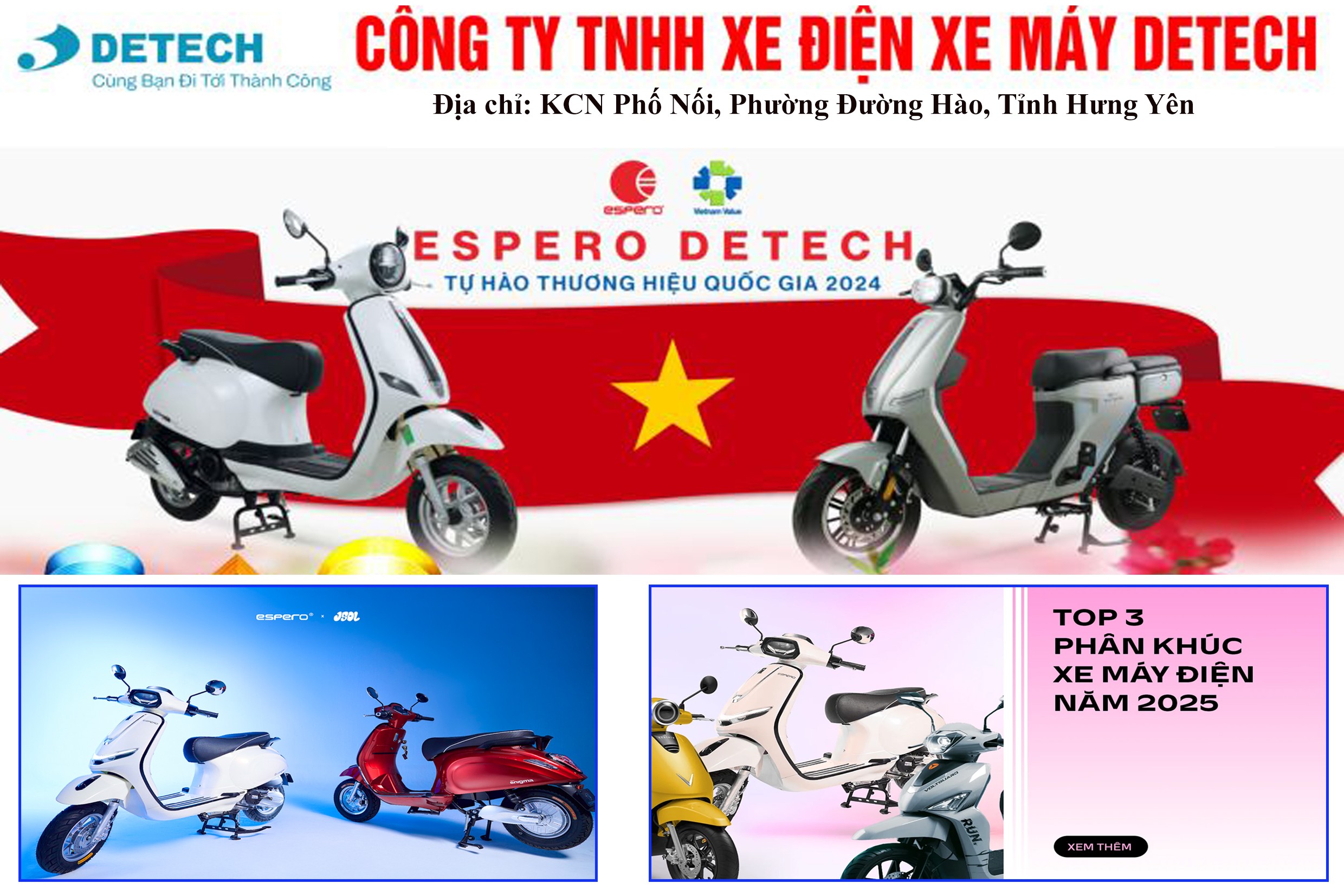 Công ty TNHH xe điện xe máy DETECH