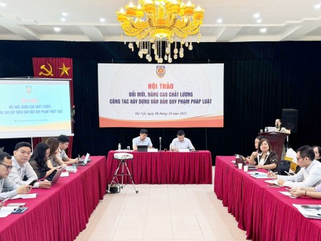 Đổi mới, nâng cao chất lượng công tác xây dựng văn bản quy phạm pháp luật