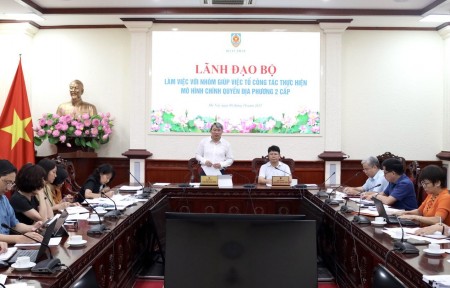 Bảo đảm tiến độ và hiệu quả triển khai các kết luận của Trung ương về mô hình chính quyền địa phương 02 cấp