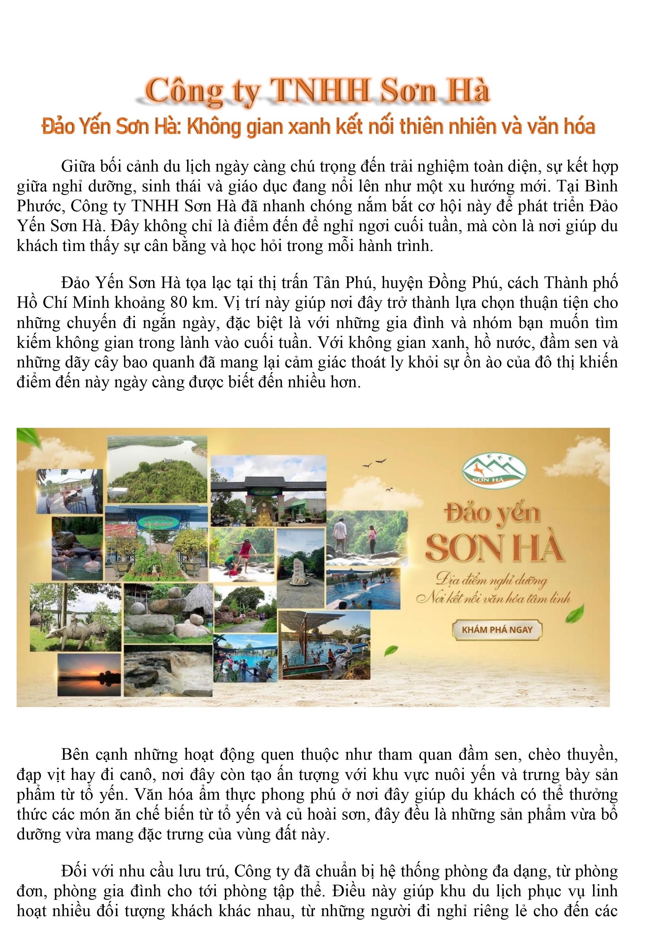 Công ty TNHH Sơn Hà