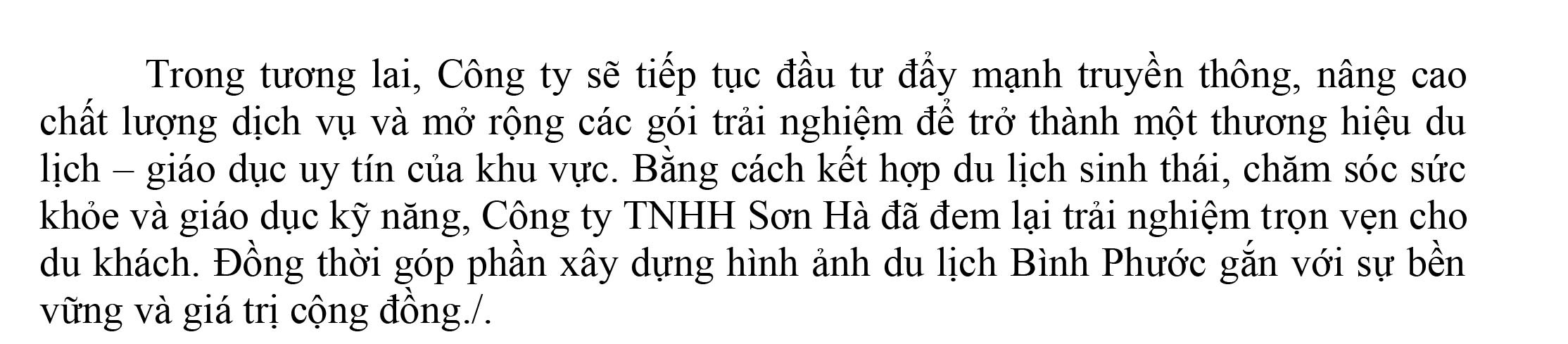Công ty TNHH Sơn Hà