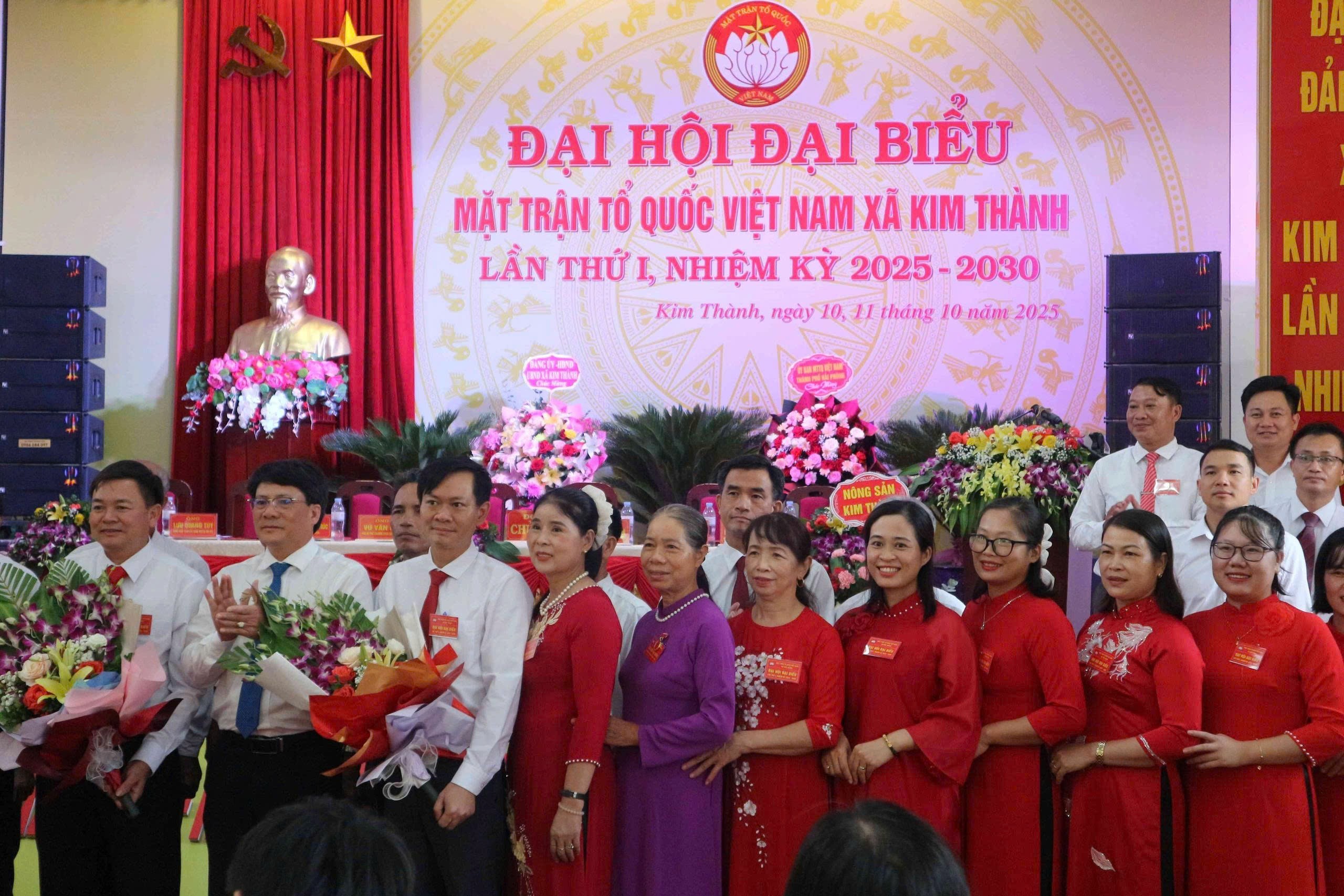 Mặt trận Tổ quốc Việt Nam xã Kim Thành, thành phố Hải Phòng tổ chức thành công Đại hội đại biểu lần thứ I, nhiệm kỳ 2025 - 2030