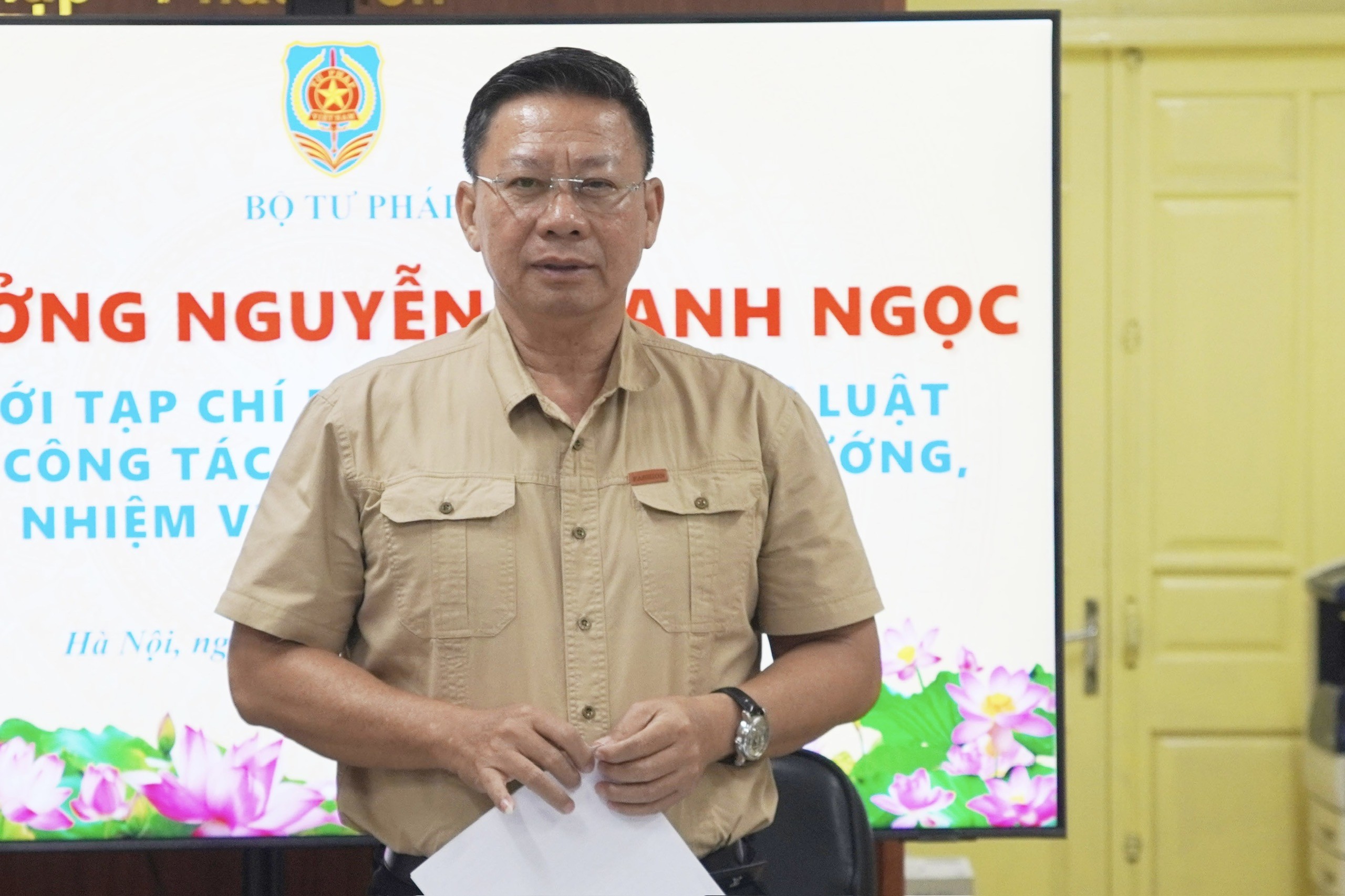 Tiếp tục phát huy uy tín, thương hiệu của Tạp chí Dân chủ và Pháp luật - Nỗ lực hoàn thành các nhiệm vụ công tác năm 2025