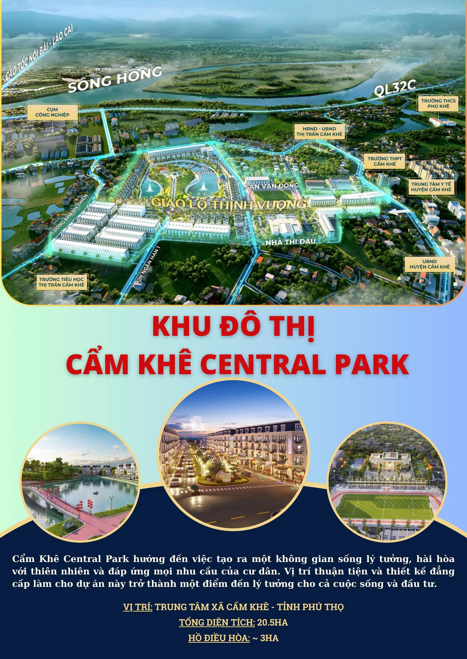 Khu Đô thị Cẩm Khê Central Park