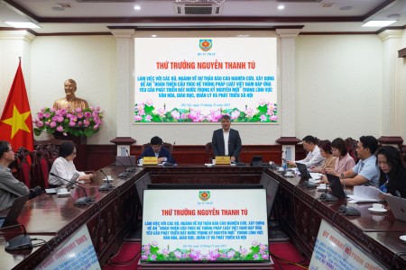 Xác định “luật chung” để hoàn thiện cấu trúc hệ thống pháp luật trong lĩnh vực văn hóa, giáo dục, quản lý và phát triển xã hội