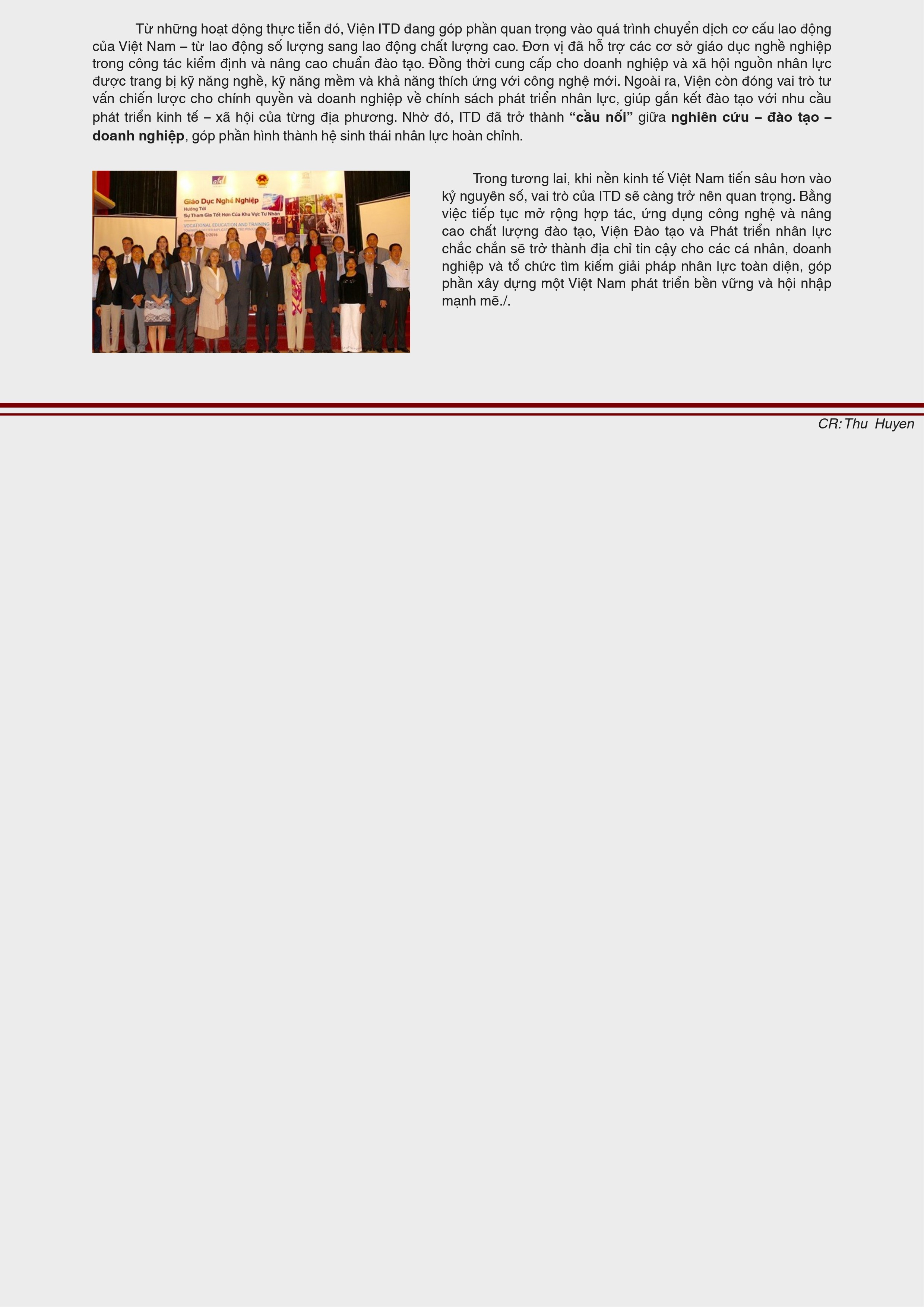 Viện Đào tạo và Phát triển nhân lực