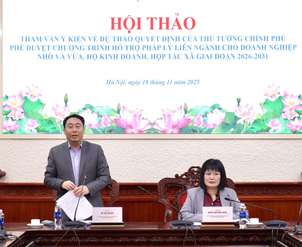 Bảo đảm tính khả thi cao trong hoàn thiện chương trình hỗ trợ pháp lý cho doanh nghiệp giai đoạn 2026 - 2031