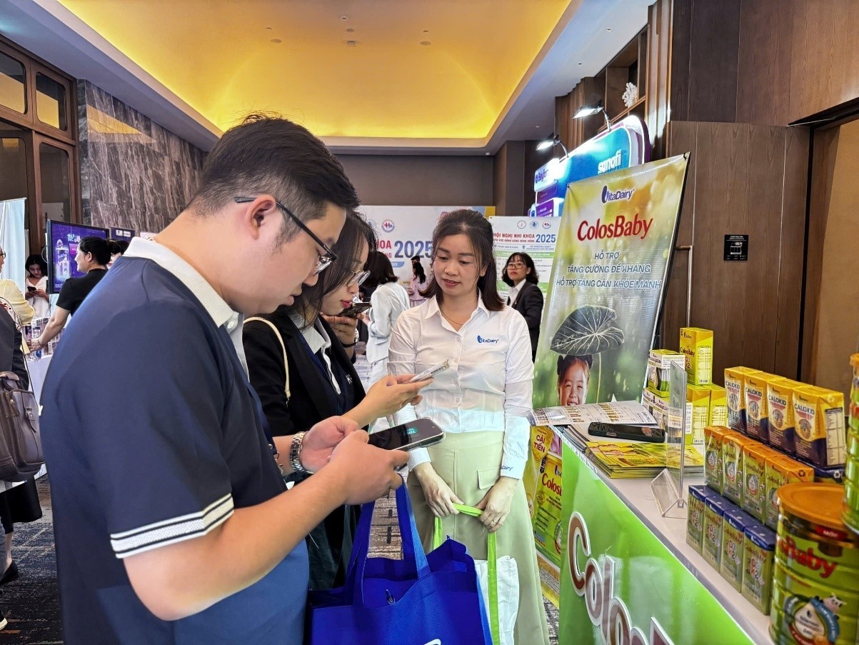 VitaDairy đồng hành cùng Hội nghị Nhi khoa khu vực Đồng bằng Sông Hồng 2025