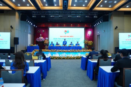 Khai mạc trọng thể Phiên thứ nhất Đại hội đại biểu Đoàn Thanh niên Cộng sản Hồ Chí Minh Bộ Tư pháp lần thứ VIII, nhiệm kỳ 2025 – 2030