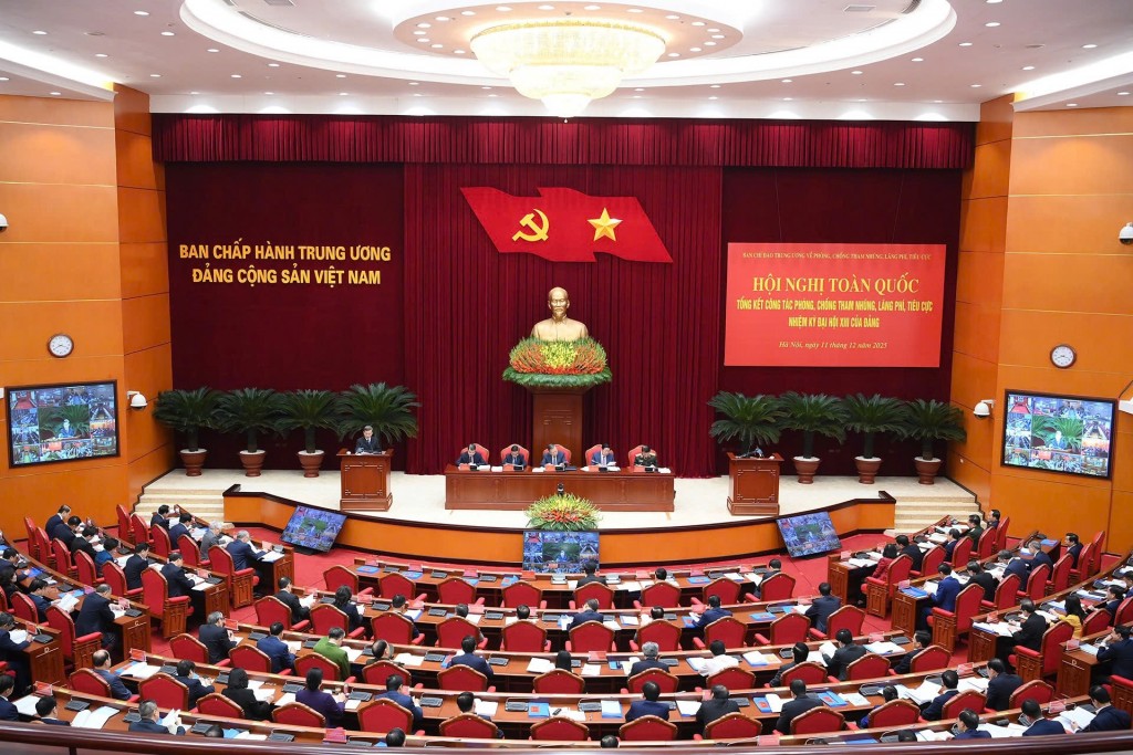 Hội nghị toàn quốc tổng kết công tác phòng, chống tham nhũng, lãng phí, tiêu cực nhiệm kỳ Đại hội XIII của Đảng