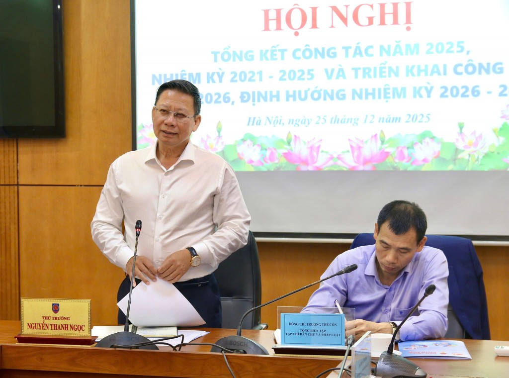 Đổi mới tư duy quản trị, nâng cao chất lượng hoạt động của Tạp chí Dân chủ và Pháp luật