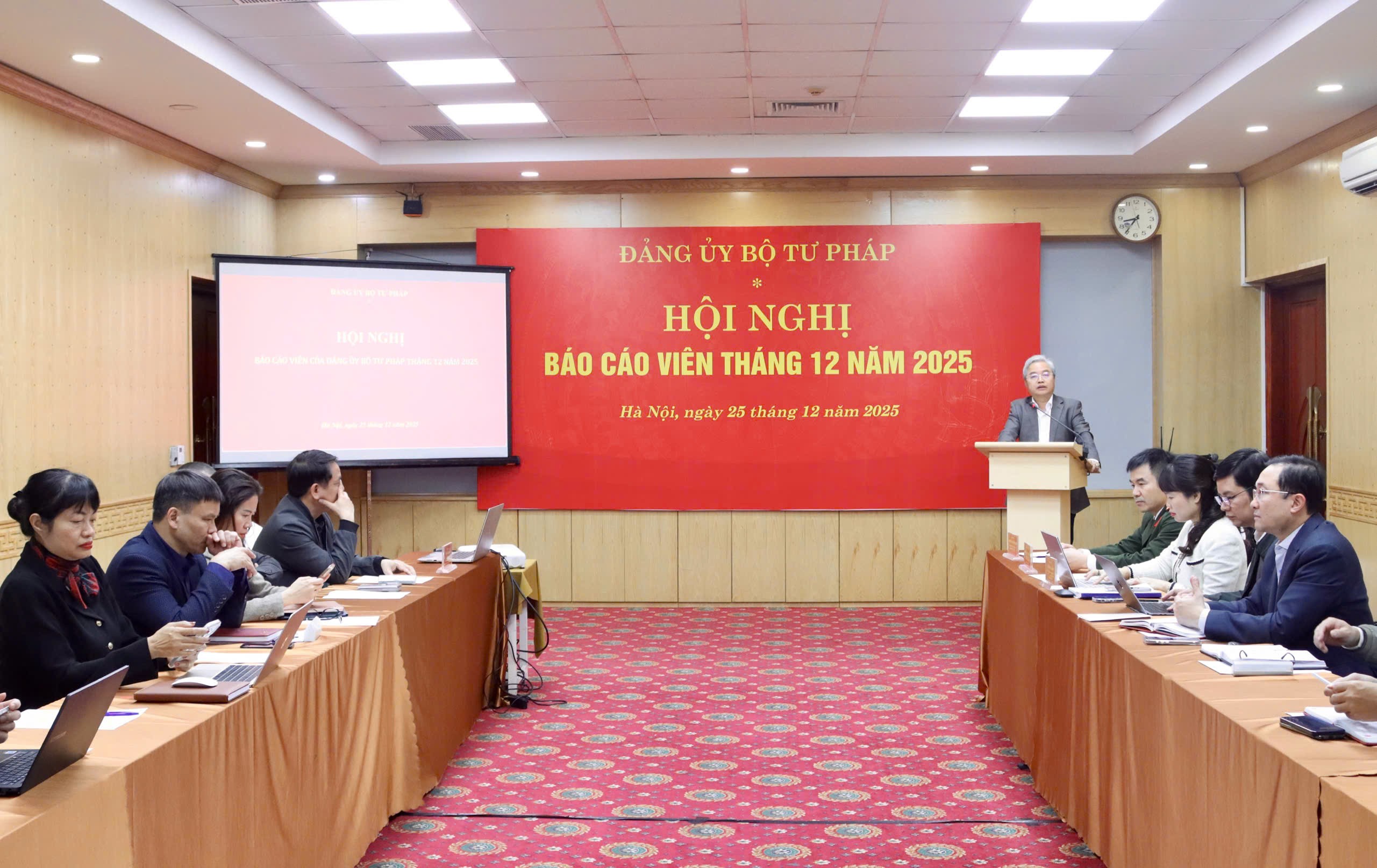 Đảng ủy Bộ Tư pháp nâng cao hiệu quả công tác tuyên truyền và định hướng dư luận xã hội