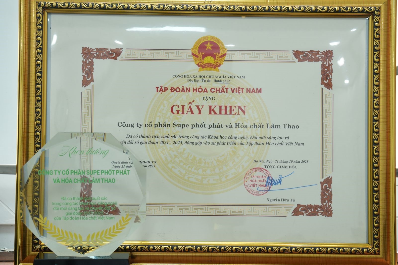 Công ty CP Supe Phốt phát và Hóa chất Lâm Thao: Không ngừng đổi mới, sáng tạo và phát triển